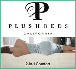 Static banners for Plush Beds California