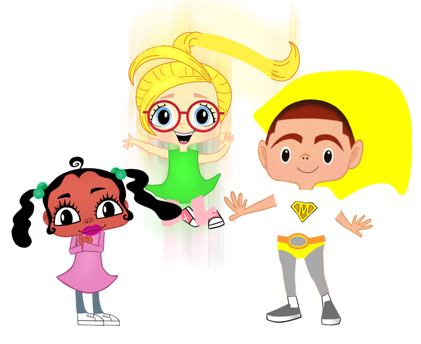 Animated Character Designed for Meditation App for Kids