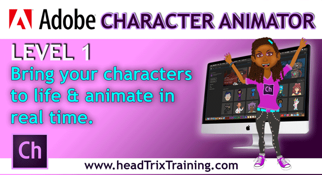 Bring your characters to life with Adobe Animator! Adobe Character Animator Training Classes & Consulting in Los Angeles