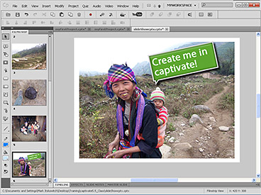 Captivate Training in Los Angeles - Create Presentations, import and crop images and more in captivate Training level 1 in Los Angeles