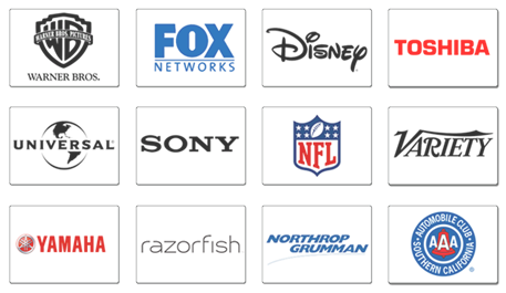 Onsite Corporate Training Clients: Sony, Fox, Universal, Disney, Warner Bros., Toshiba
